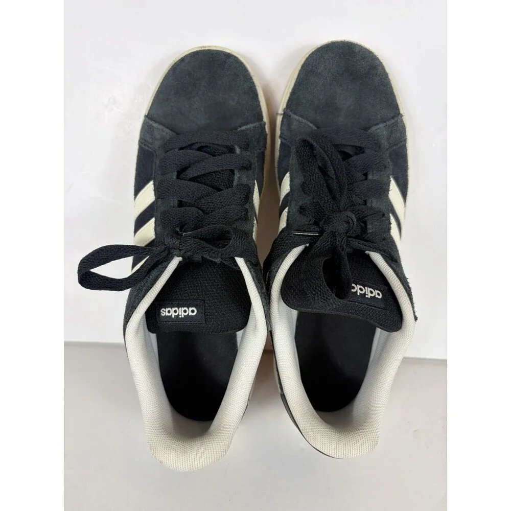 adidas Grand Court 00s Black Suede W/ White & Gum JH6178 Kids Youth Size US 6.5